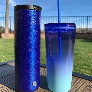 💕NEW💕 Starbucks Hot and Cold Blue Tumbler Set